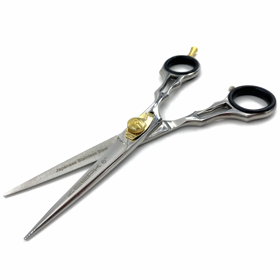 Professional Barber Salon Hair Cutting Scissors Razor Sharp Edge Shears (6 inch) - Image 2 of 2