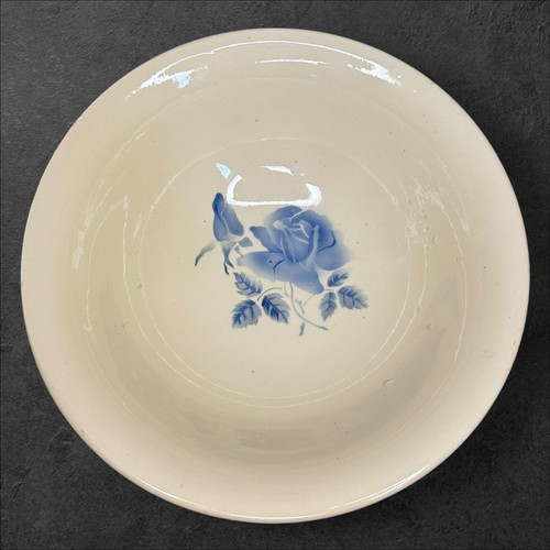 Große Hohlschale Digoin Serraguemine weiß blaue Blumenmuster. - Bild 2 von 19
