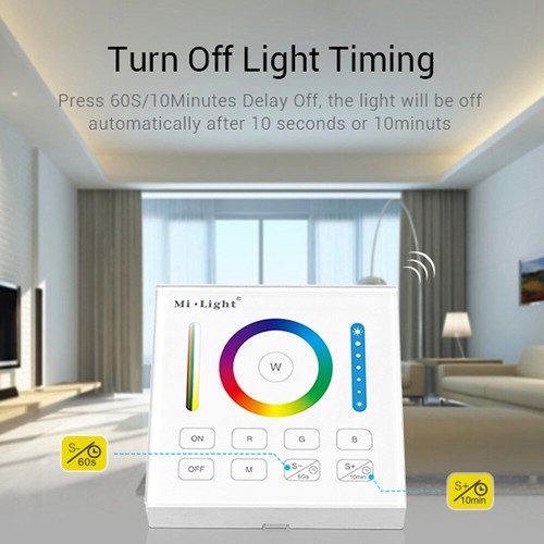2.4GHz Wireless WIFI Touch Panel Dimmer/RGBW/RGB+CCT LED Smart Remote Controller - Picture 5 of 17