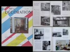 ART ET DECORATION n°34 1953 PERRIAND, MAISON ETUDIANT, Prouvé, PIERRE GUARICHE
