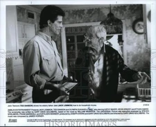 1989 Press Photo Ted Danson and Jack Lemmon in a scene from "Dad." - lrp33706