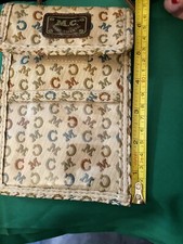 Marc Chantal MC Tapestry Purse Detail Double Strap Handbag Previously Owned
