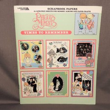 Vintage Precious Moments Times To Remember Scrapbook Papers Book