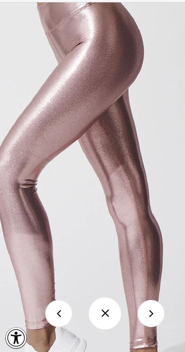 Metallic gym leggings sale