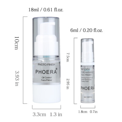 Phoera Face Primer Base Liquid All Matte Foundation Pores Invisible Oil-control