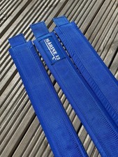 Laser Pico Sailing Dinghy Padded Toe Strap Set Blue 3 peices