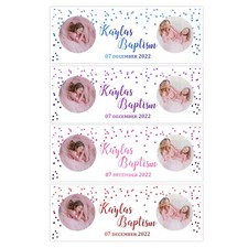 STENDARDO BATTESIMO BATTESIMO PERSONALIZZATO COMUNIONE FESTA FOTO DECORAZIONI PARETE