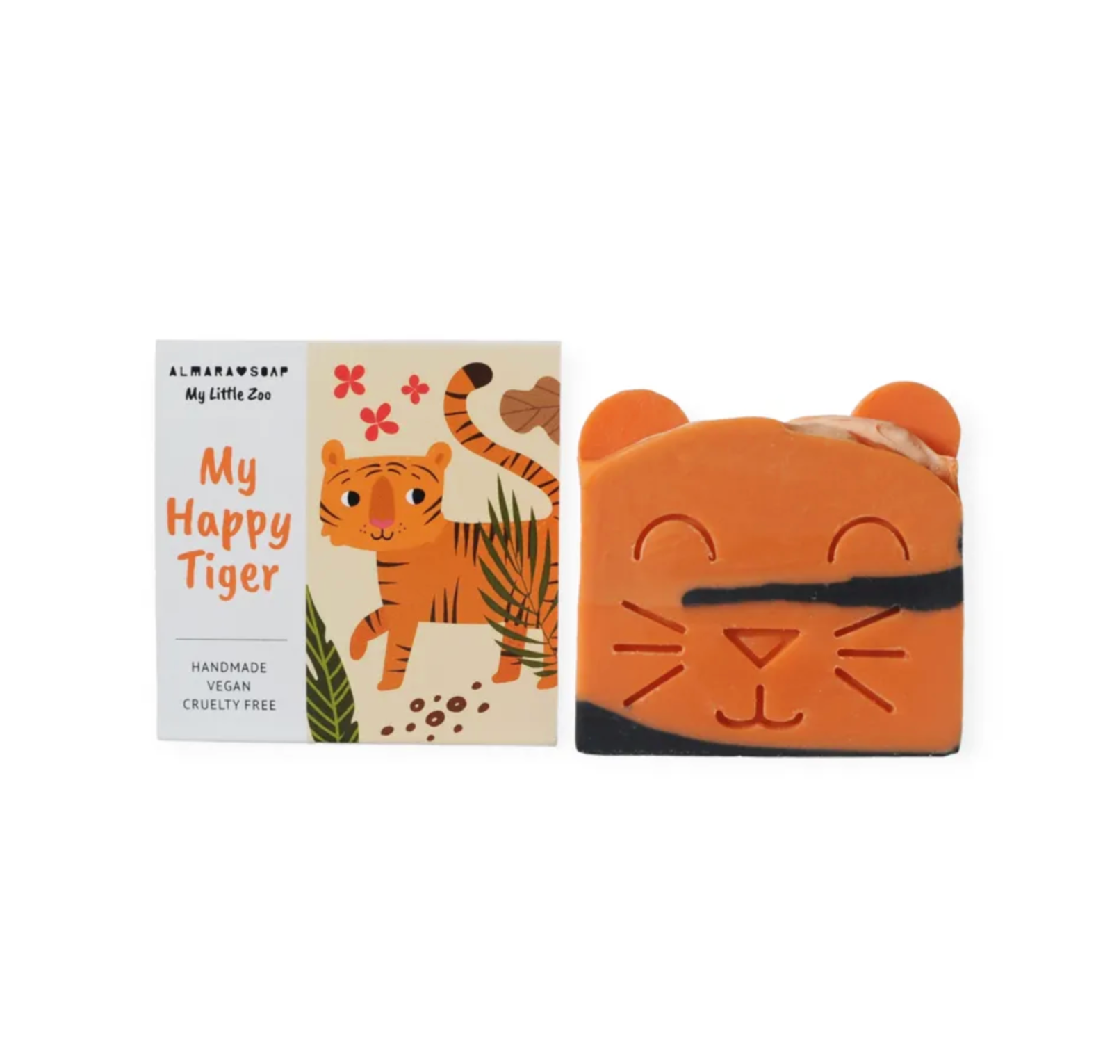 Almara Soap forKids MY HAPPY TIGER Sapone artigianale per bambini all'Arancia