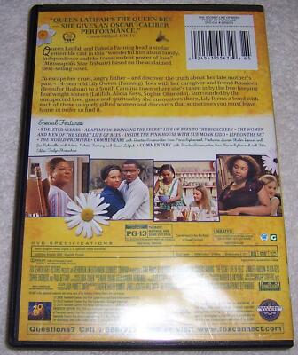 The Secret Life of Bees DVD Queen Latifah Dakota Fanning Jennifer