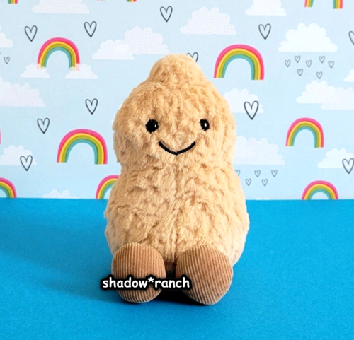 Jellycat AMUSEABLE PEANUT Authentic Soft Plush Toy Fun CUTE Food Collectible NWT