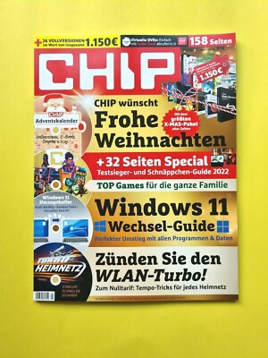 CHIP  1/2022         WINDOWS 11 Wechsel-Guide    