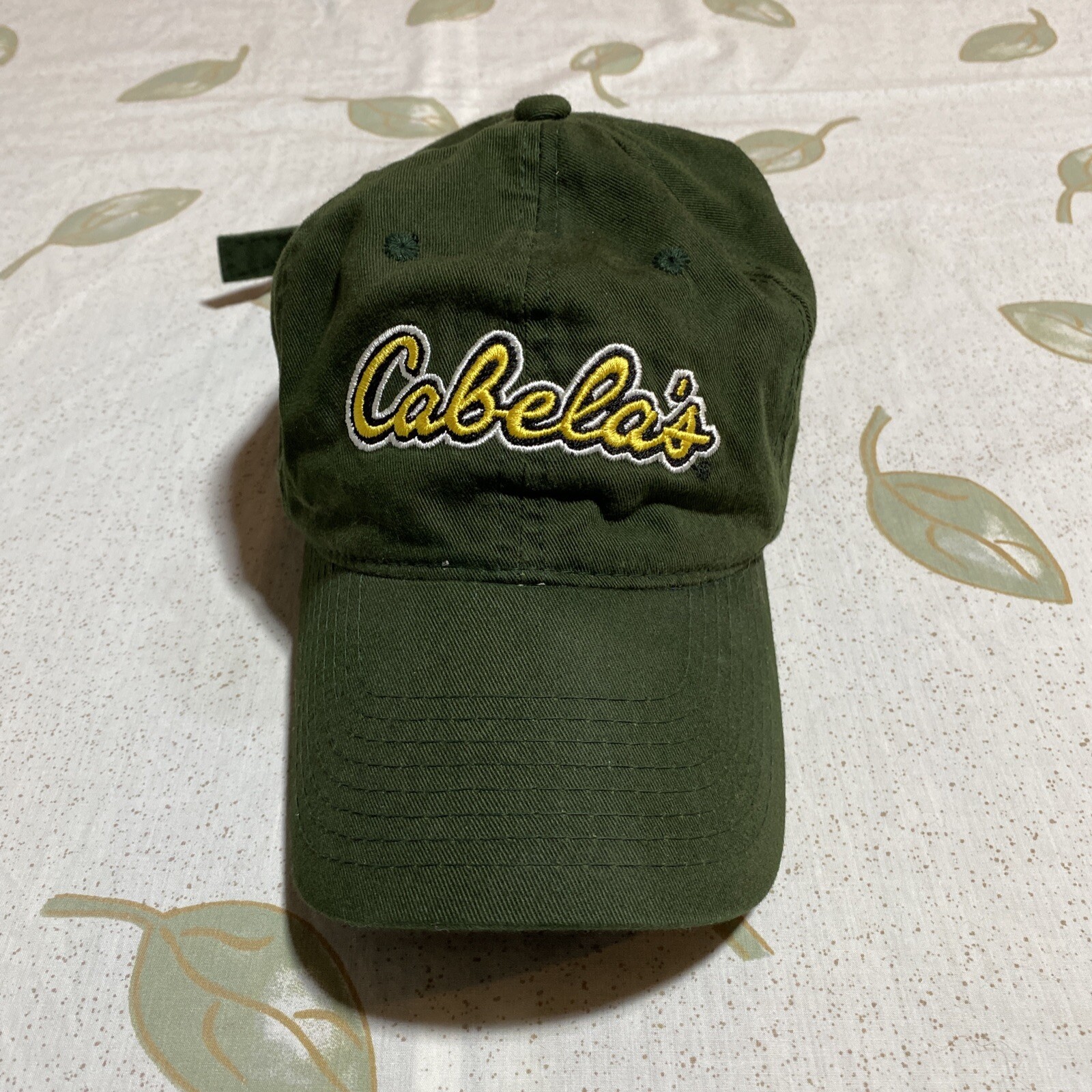 Cabelas Baseball Cap Green Adjustable Embroidered… - image 1