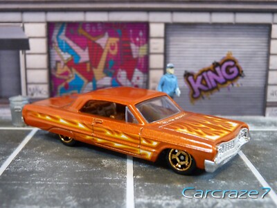ミニカー hot wheel 64impala Amazon.com: Hot Wheels '64 Impala, Art Cars 5/10 [White