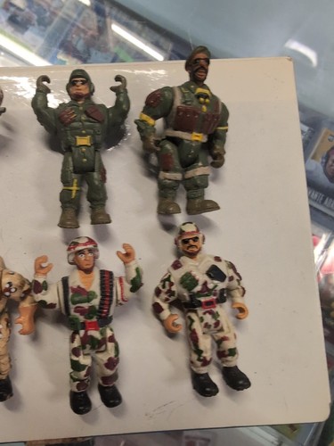 Vintage Muscle Men Military Figures, Mixed Lot Of 8 San Francisco Toy Makers - Picture 10 of 12