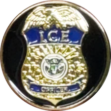 PBX-013-G ICE Officer Lapel Pin Immigration and Customs Enforcement