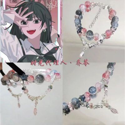 Jo Impression Anime Wristband Link Click Fashion Bracelet Gift Hand Chain Bangle