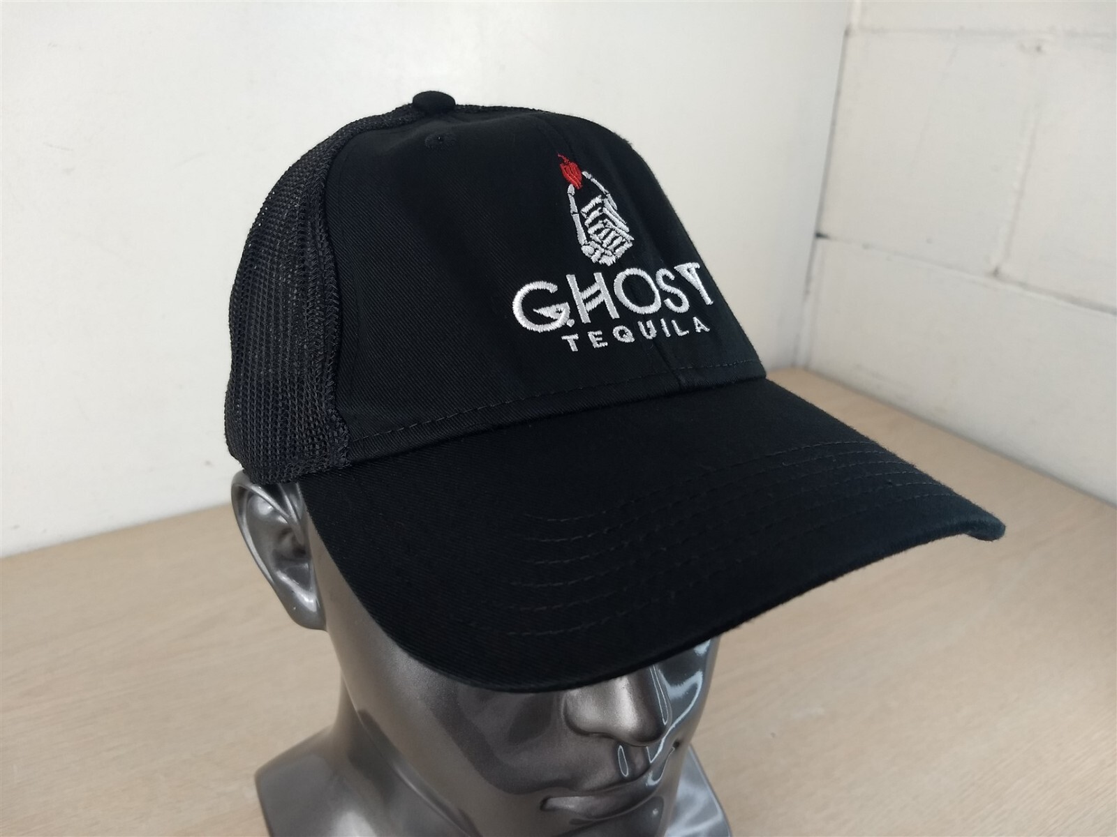 GHOST TEQUILA ADJUSTABLE SNAPBACK TRUCKER/MESH HA… - image 2