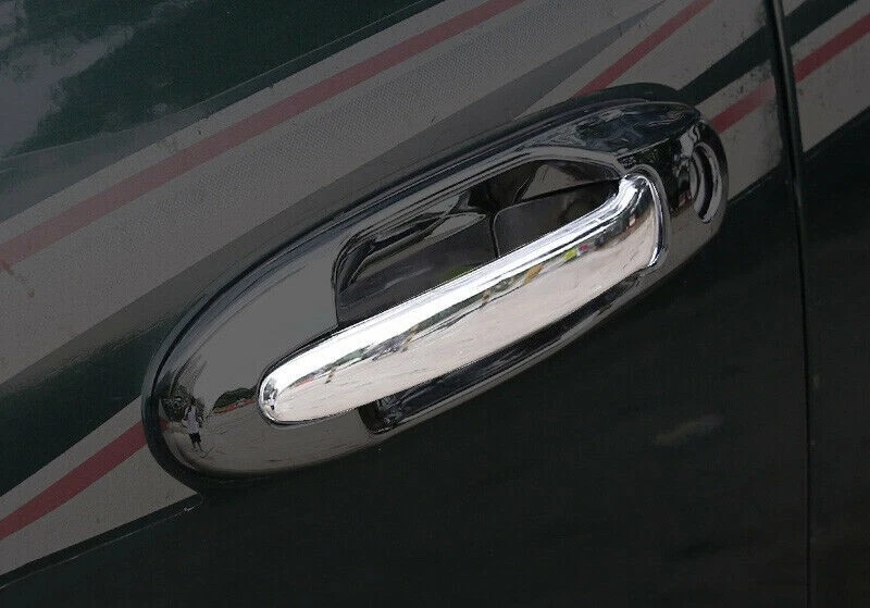 Door Handle Bowl Frame Cover Trim Chrome For 98-07 Toyota Land Cruiser FJ100 8ps - Image 3 of 4