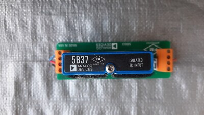 ANALOG DEVICES Backplane 5B03 with 5B37-J-01 Isolated J TC mounted on it