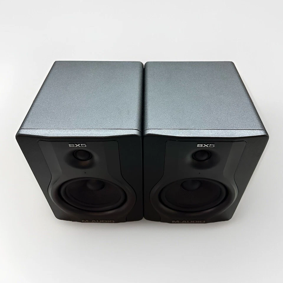M-Audio BX5 Studio Monitor Speakers - Carbon Black - Set Of 2 - RARE COLOR! - Image 2 of 4