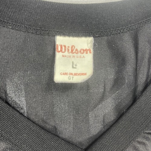 Vintage WILSON Sz L Andre Rison Football Jersey Atlanta Falcons #80 Bad Moon 90s - Picture 9 of 13