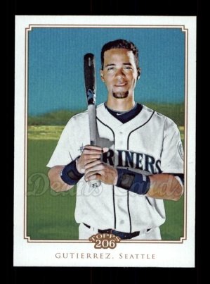 2010 Topps 206 #201 Franklin Gutierrez Mariners 8 - NM/MT - Picture 1 of 1
