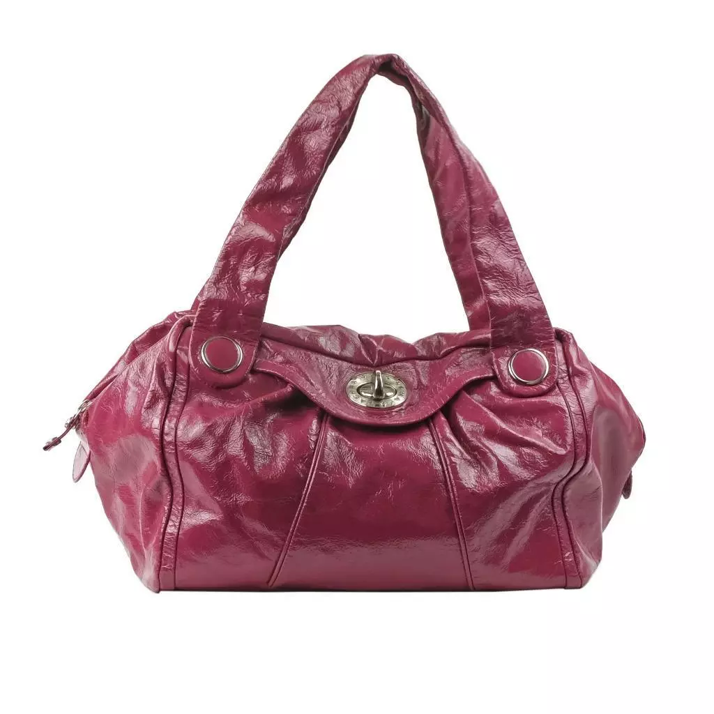 Vintage Y2k Style Patent Leather Shoulder Bag