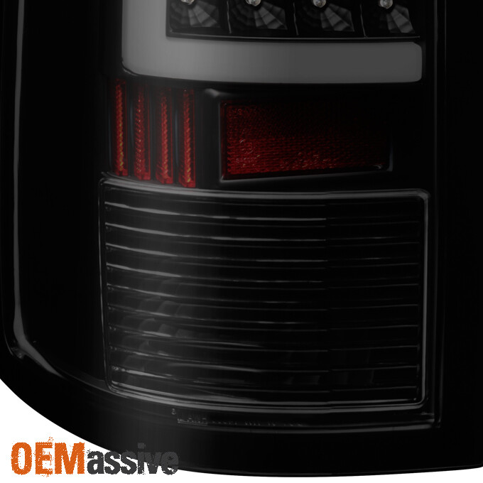 Black 2009-2018 Dodge Ram 1500 10-18 2500 3500 LED Bar Tail Lights Brake Lamps E - Foto 9