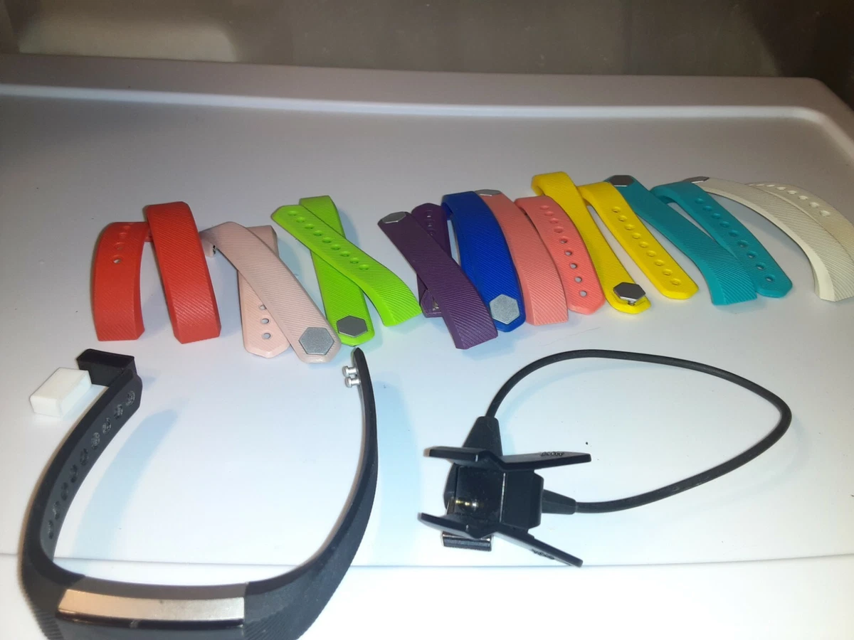 Fitbit Alta Fitness Wristband Tracker 22 Pc Small Petite Charger