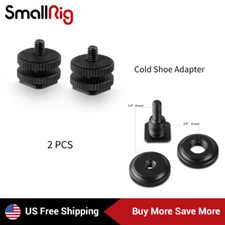 SmallRig Shoe Mount Adapter for Tripod Camera Hot Shoe Cold Shoe with 1/4 Thread