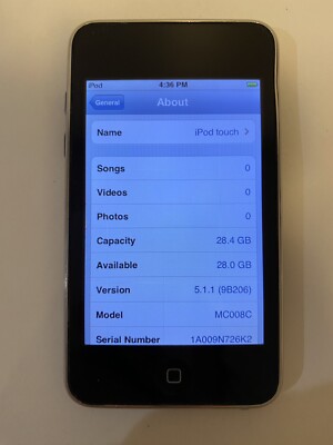 Apple iPod touch 3rd Generation Black (32 GB) # 885909301379| eBay