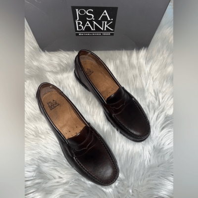 Jos. A. Bank Classic Fallston Loafers In Burgundy Jos. A. Bank Classic Fallston Loafers In Burgundy | eBay main image 2