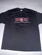 Vintage Murina The True Heart of the HEMI Owner Car 90s Black Shirt Size XXL