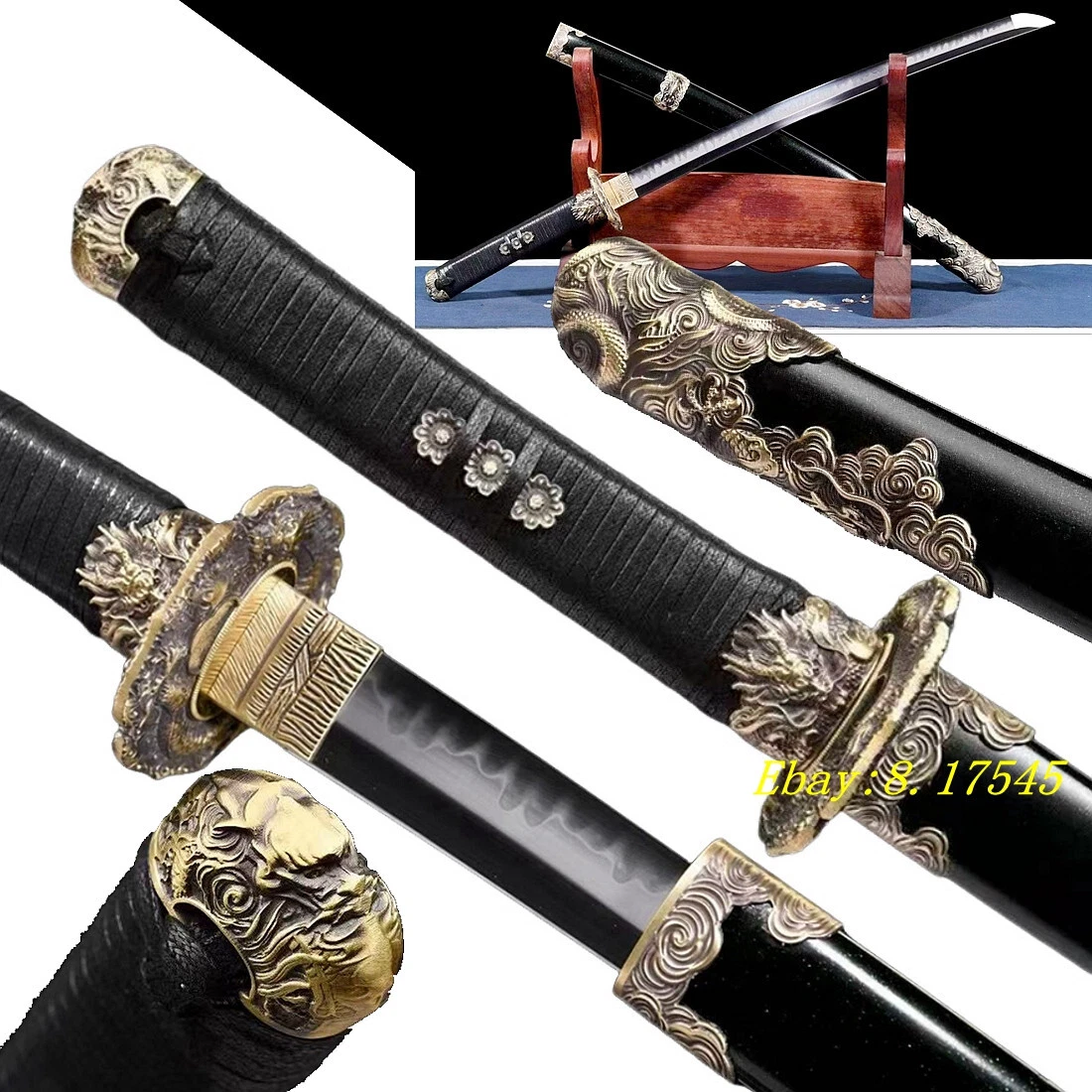 铜拉手单把收藏日本刀剑、军刀| eBay
