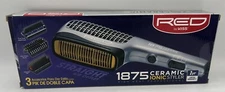 RED by KISS 1875 Ceramic Ionic Hair Styler Detangler Pick High Heat Professional