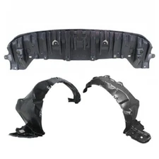 Front Fender Liner & Engine Under Cover Set For 2012-2015 Toyota Prius TO1228206