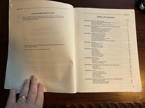 US Army General Engineering Guide FM 5-104 1986 - Imagen 4 de 9