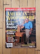 American Woodworker Magazine Andy Rooney Issue 63 58 61 57 Set Lot Of 4