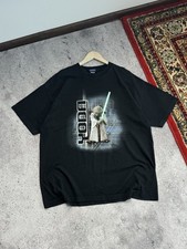 Vintage 02 Star Wars Episode II: Attack Of The Clones Promo Tee Yoda XL T-shirt