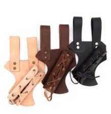 Hand Stitched Genuine Leather Sword Frog Belt Holder Medieval LARP Holster