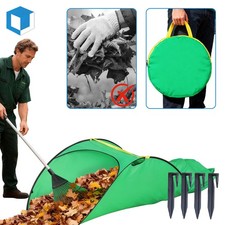 Portable 70 Gallon Pop Up Leaf Collector Large Reusable Yard Dustpan Waste Bag
