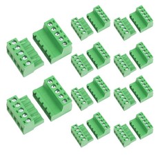 10 Set 5 Pin 5.08mm Pitch Screw Terminal Block Connector with Phoenix Plug