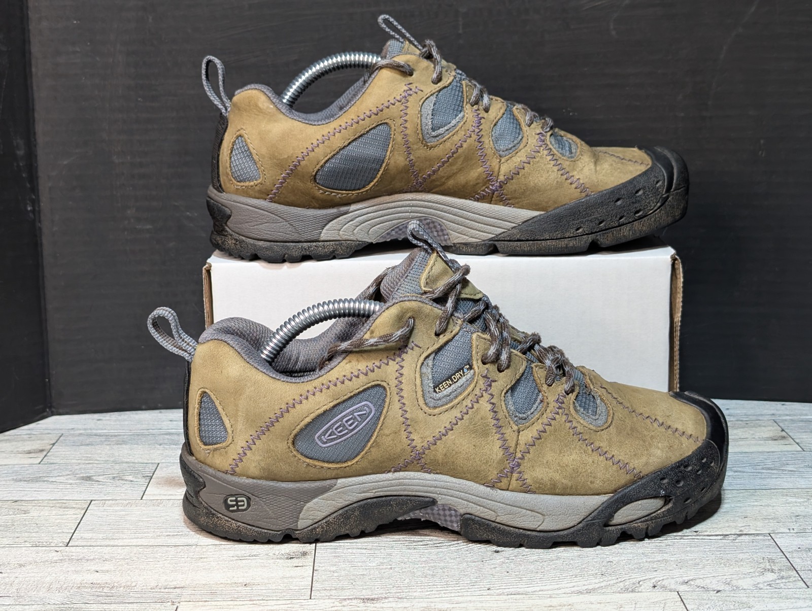 Scarpe da trekking Keen Donna KeenDry Genoa Peak Taglia 6 5 Nubuck Trail