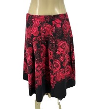 NEW Talbots Size 8 Women A-line Floral Piper Pleated Skirt Lined Party A154v