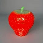 Vintage 1940’s Hazel Atlas Strawberry Milk Glass Jam Jar *NO CHIPS OR CRACKS*
