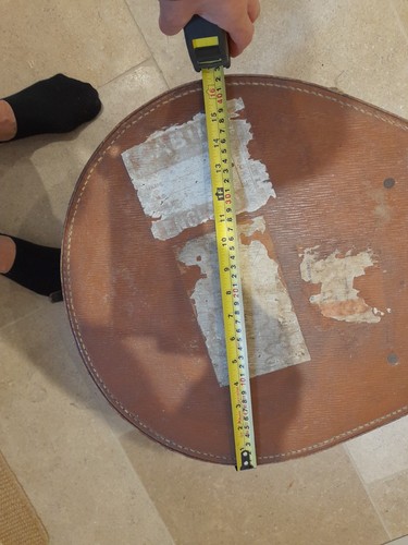 Large Leather Vintage Hat Box - Picture 15 of 20