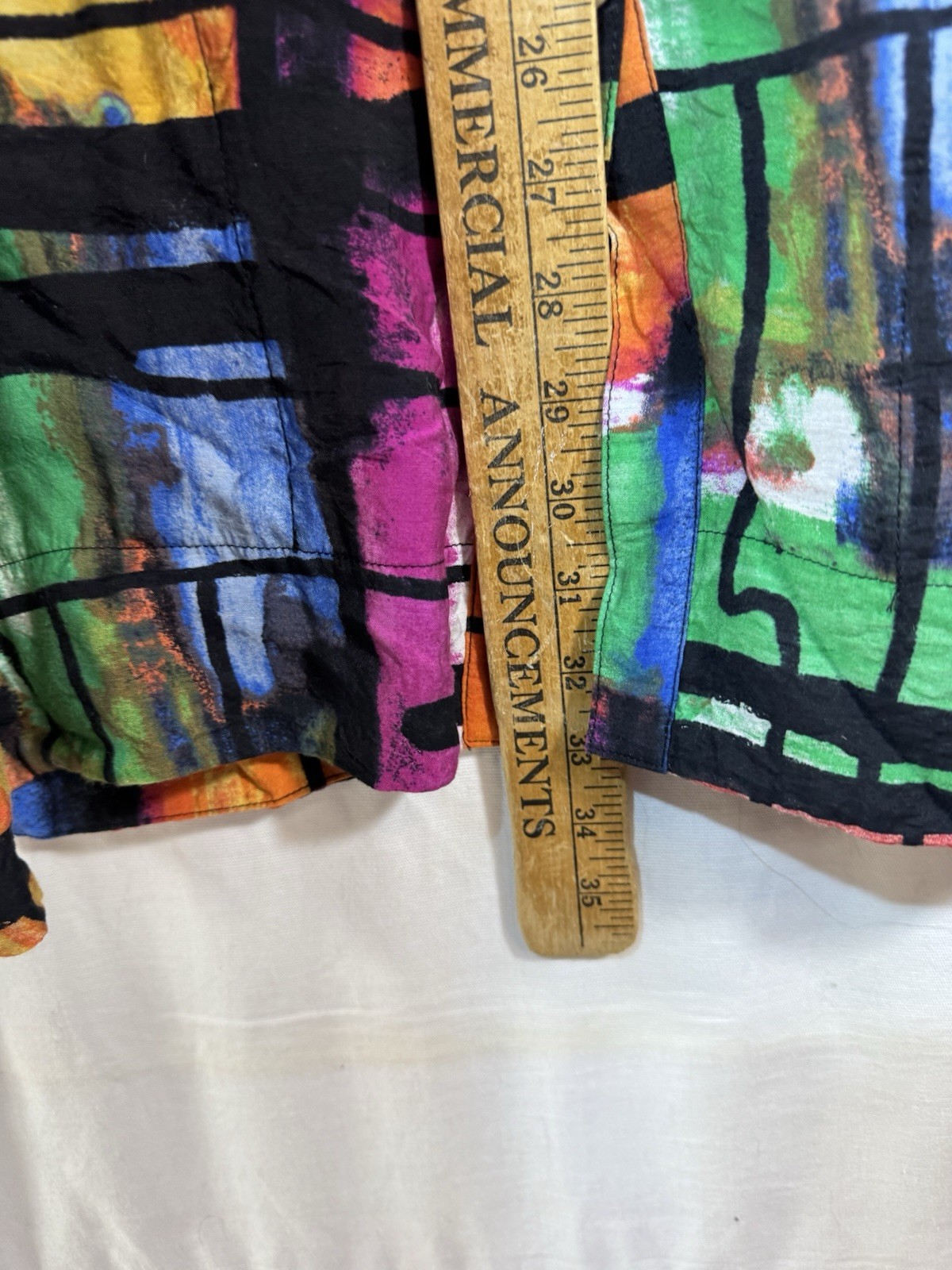 Multiples Abstract Geometric Button Front Tunic S… - image 10