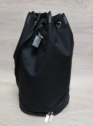 Authentique rare sac seau à parfum Christian Dior cordon taille XL sport voyage baril