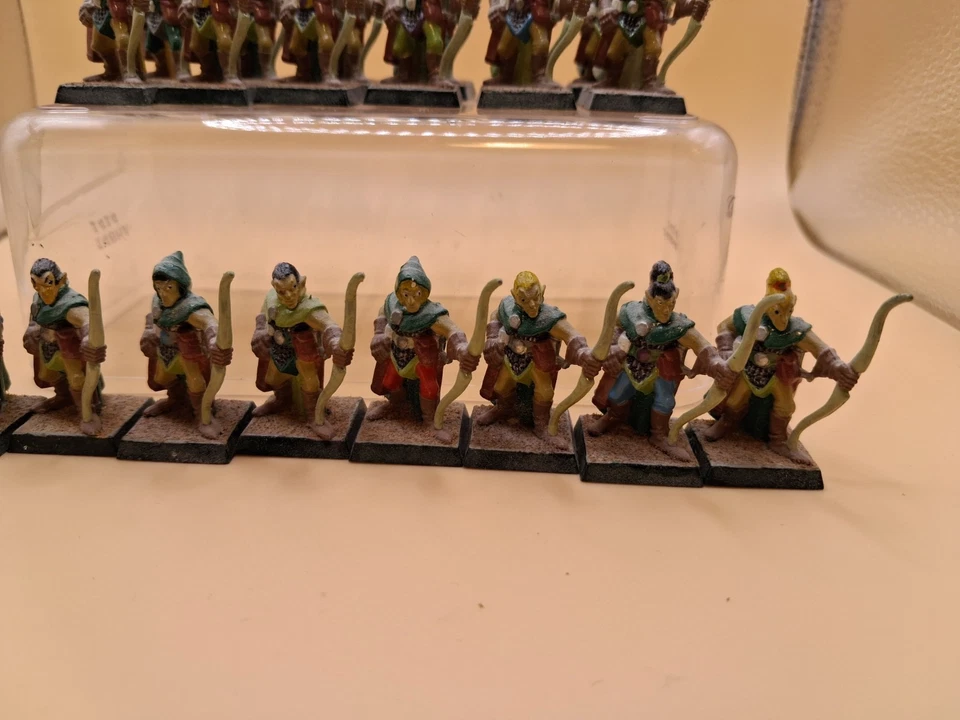Warhammer Fantasy Wood Elf Archers 80s Job Lot Bundle D781 - Image 3 of 4