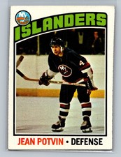 1976-77 Topps #93 Jean Potvin New York Islanders